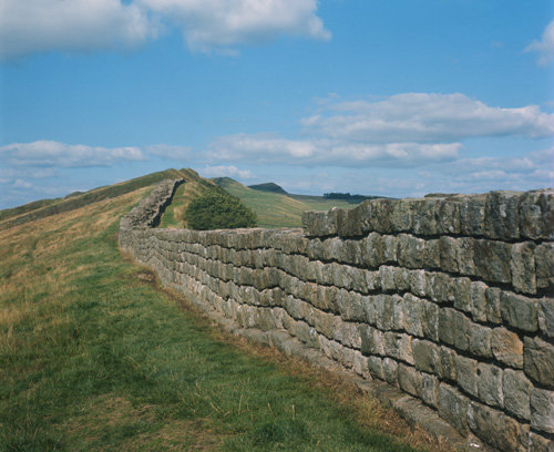 Hadrians Wall Cawfield Crags Northumberland