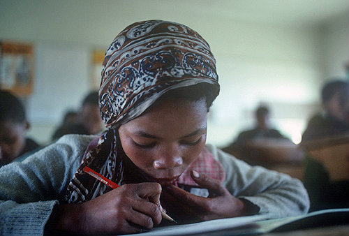 Kalahari Bushman school Tsumkwe Namibia