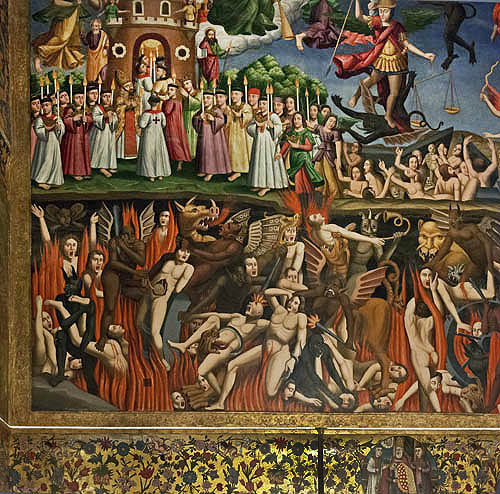 medieval art heaven and hell