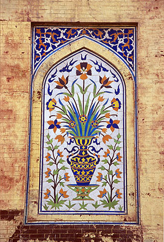 Wazir Khan Mosque, seventeenth century, Lahore Old City, Pakistan