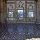 Lahore Fort, Naulakha marble pavilion, built as summer house by Shah Jahan in 1631, Lahore, Pakistan