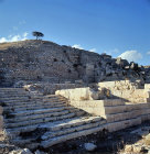 Syria, Cyrrhus, flight of steps leading to the Acropolis